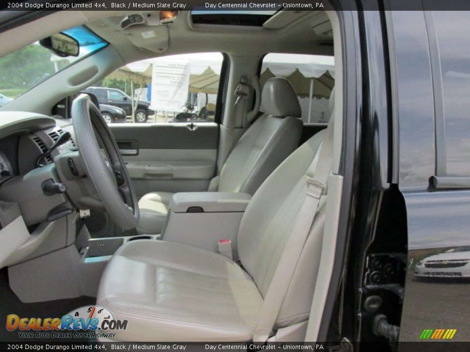 2004 Dodge Durango Limited 4x4 Black / Medium Slate Gray Photo #21