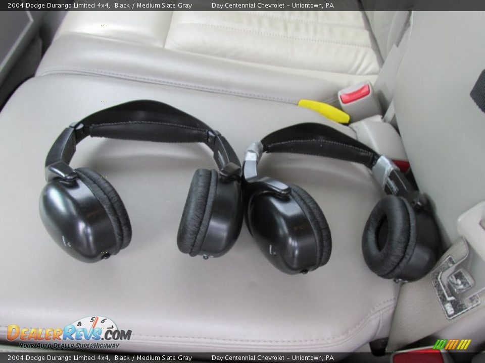 2004 Dodge Durango Limited 4x4 Black / Medium Slate Gray Photo #25