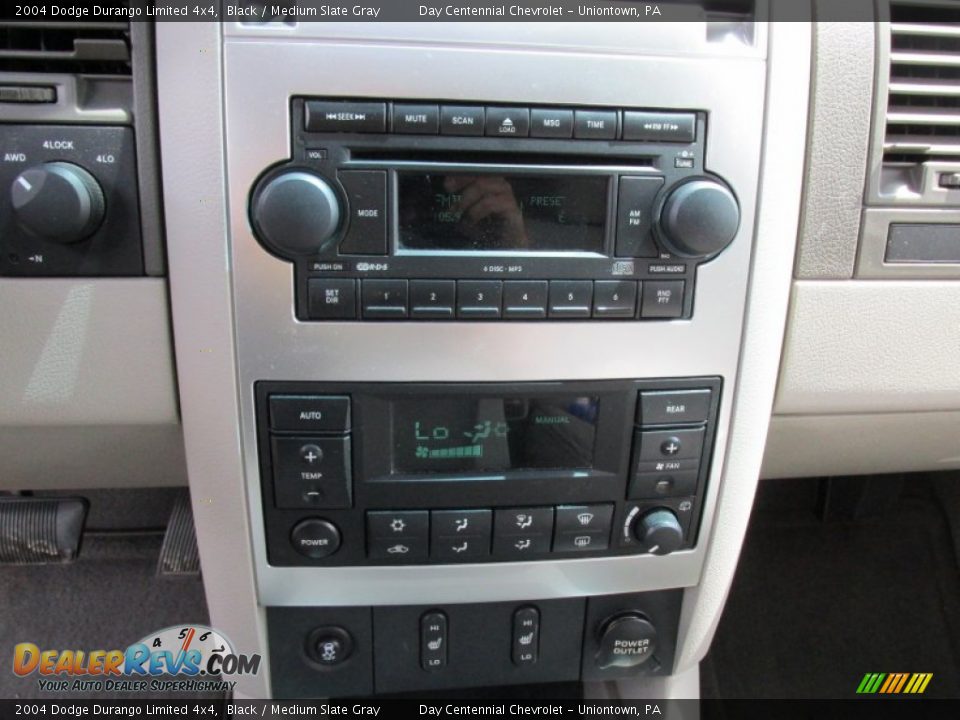 2004 Dodge Durango Limited 4x4 Black / Medium Slate Gray Photo #30