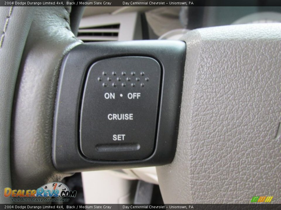 2004 Dodge Durango Limited 4x4 Black / Medium Slate Gray Photo #33