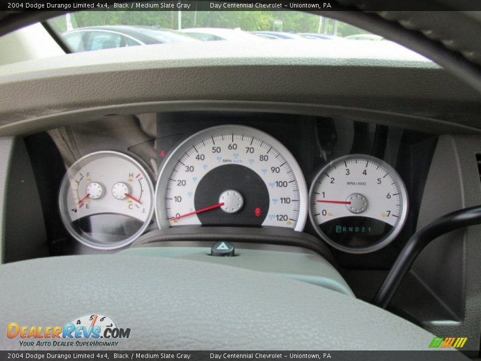 2004 Dodge Durango Limited 4x4 Black / Medium Slate Gray Photo #34