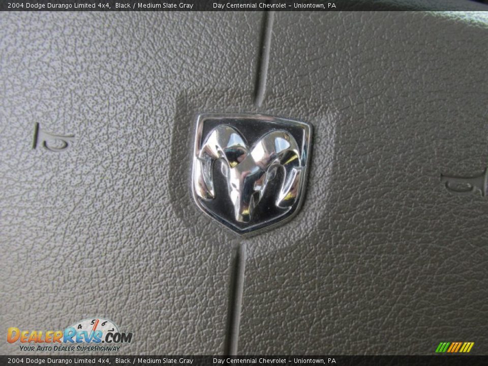 2004 Dodge Durango Limited 4x4 Black / Medium Slate Gray Photo #35