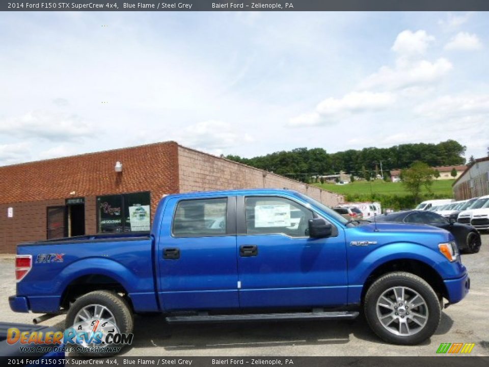 2014 Ford F150 STX SuperCrew 4x4 Blue Flame / Steel Grey Photo #1