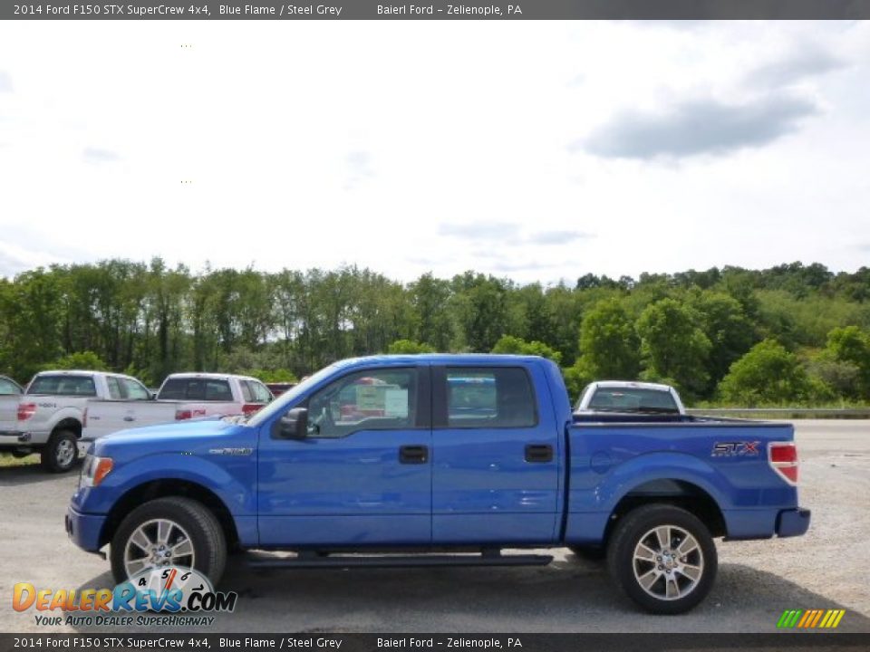 2014 Ford F150 STX SuperCrew 4x4 Blue Flame / Steel Grey Photo #4
