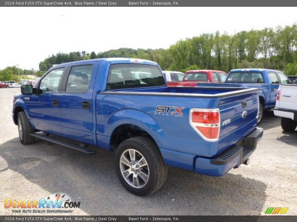 2014 Ford F150 STX SuperCrew 4x4 Blue Flame / Steel Grey Photo #5