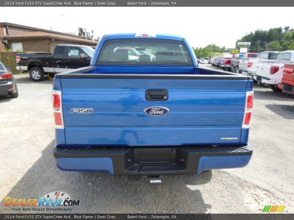 2014 Ford F150 STX SuperCrew 4x4 Blue Flame / Steel Grey Photo #6
