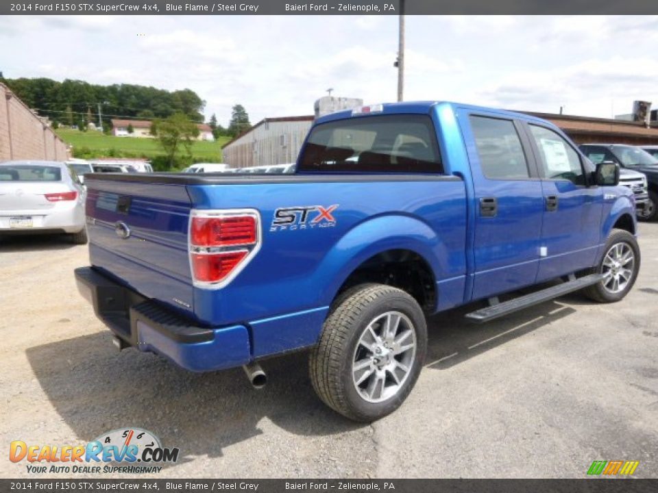 2014 Ford F150 STX SuperCrew 4x4 Blue Flame / Steel Grey Photo #7