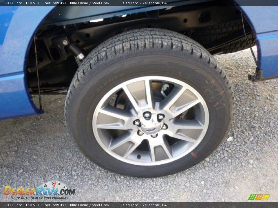 2014 Ford F150 STX SuperCrew 4x4 Blue Flame / Steel Grey Photo #8