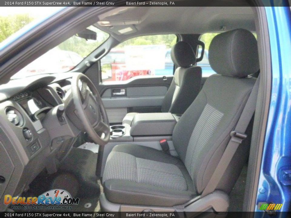 2014 Ford F150 STX SuperCrew 4x4 Blue Flame / Steel Grey Photo #9