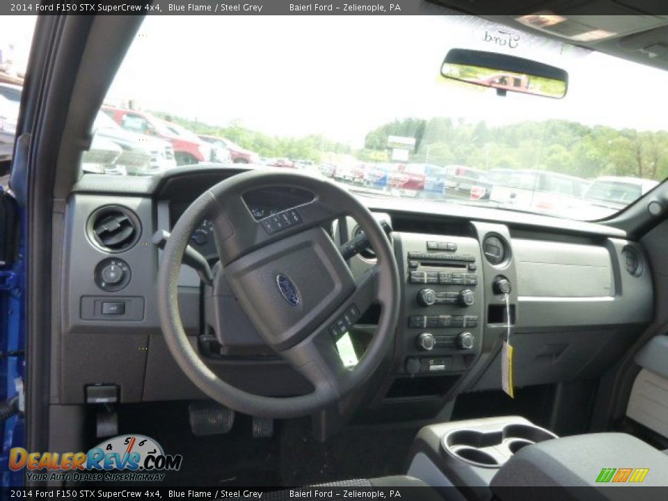 2014 Ford F150 STX SuperCrew 4x4 Blue Flame / Steel Grey Photo #11