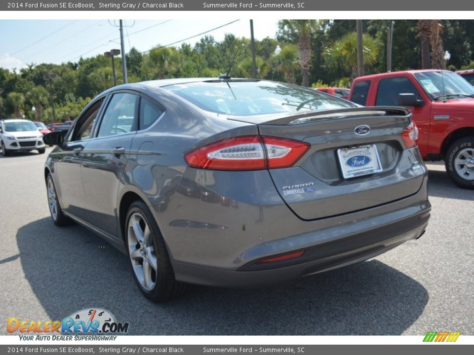 2014 Ford Fusion SE EcoBoost Sterling Gray / Charcoal Black Photo #5