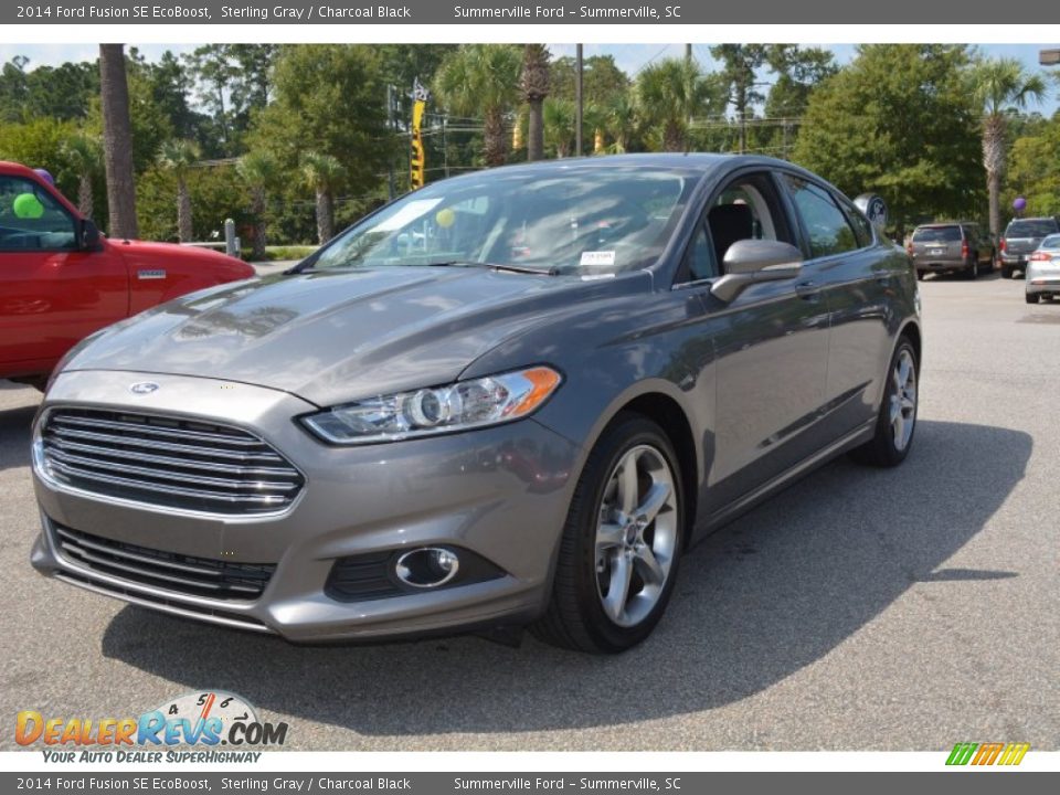 2014 Ford Fusion SE EcoBoost Sterling Gray / Charcoal Black Photo #7