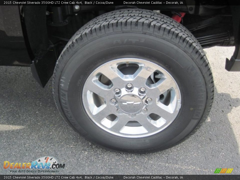2015 Chevrolet Silverado 3500HD LTZ Crew Cab 4x4 Black / Cocoa/Dune Photo #5