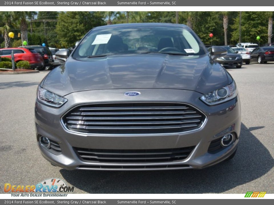 2014 Ford Fusion SE EcoBoost Sterling Gray / Charcoal Black Photo #8