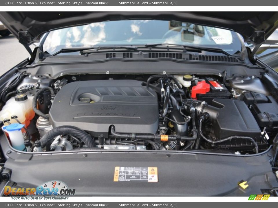 2014 Ford Fusion SE EcoBoost Sterling Gray / Charcoal Black Photo #9