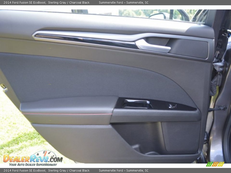 2014 Ford Fusion SE EcoBoost Sterling Gray / Charcoal Black Photo #14