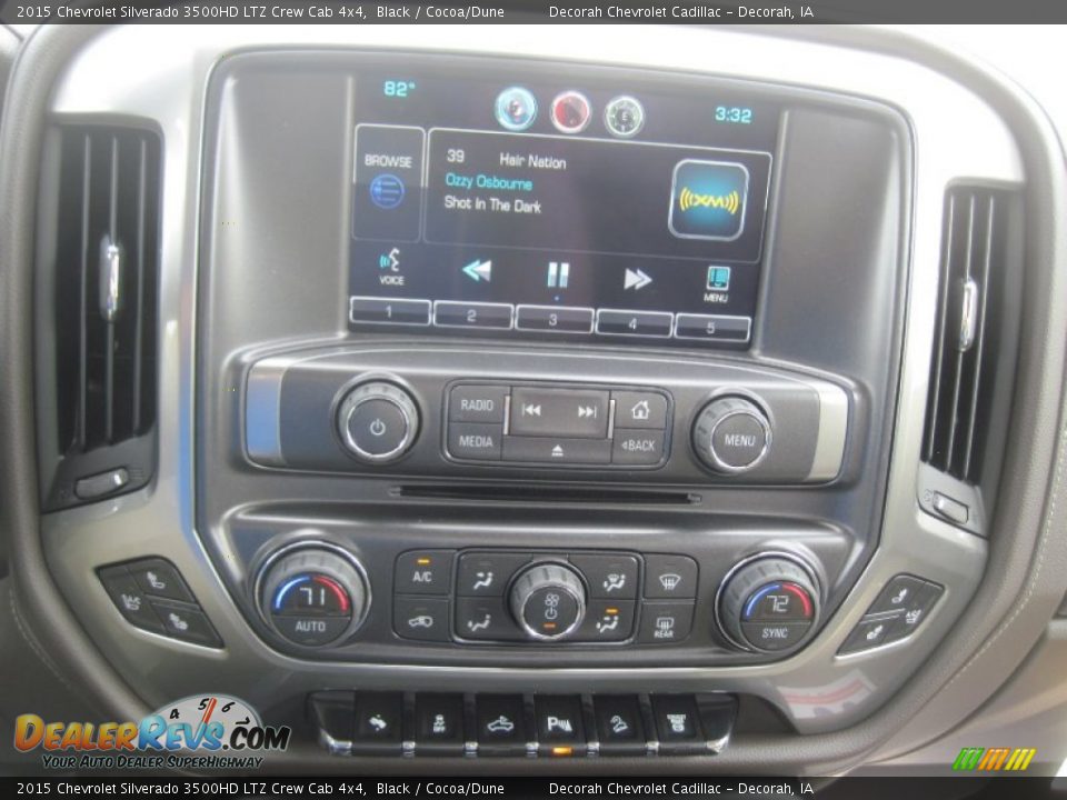 2015 Chevrolet Silverado 3500HD LTZ Crew Cab 4x4 Black / Cocoa/Dune Photo #12