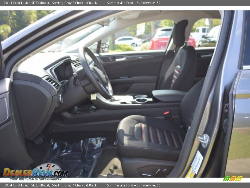 2014 Ford Fusion SE EcoBoost Sterling Gray / Charcoal Black Photo #19