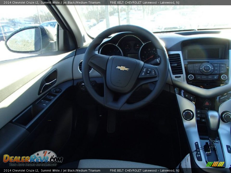 2014 Chevrolet Cruze LS Summit White / Jet Black/Medium Titanium Photo #6