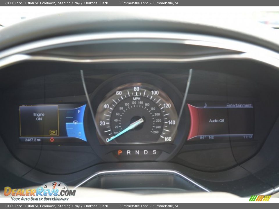 2014 Ford Fusion SE EcoBoost Sterling Gray / Charcoal Black Photo #21