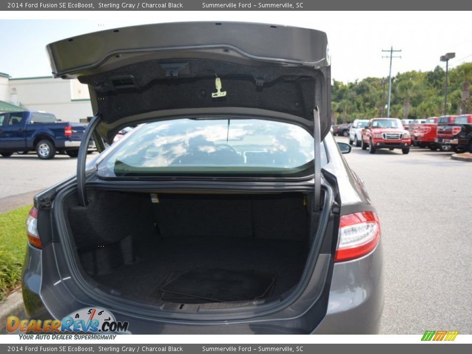 2014 Ford Fusion SE EcoBoost Sterling Gray / Charcoal Black Photo #22