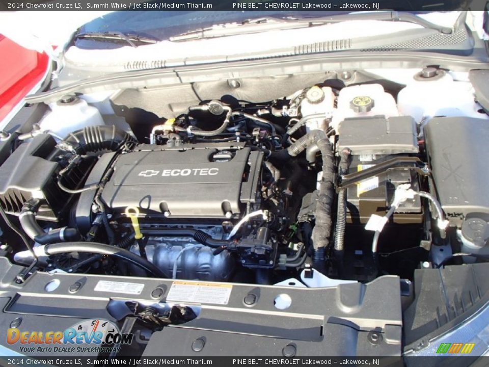 2014 Chevrolet Cruze LS Summit White / Jet Black/Medium Titanium Photo #9