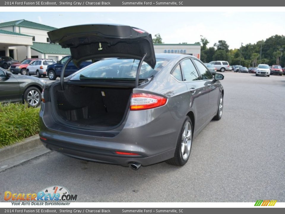 2014 Ford Fusion SE EcoBoost Sterling Gray / Charcoal Black Photo #23