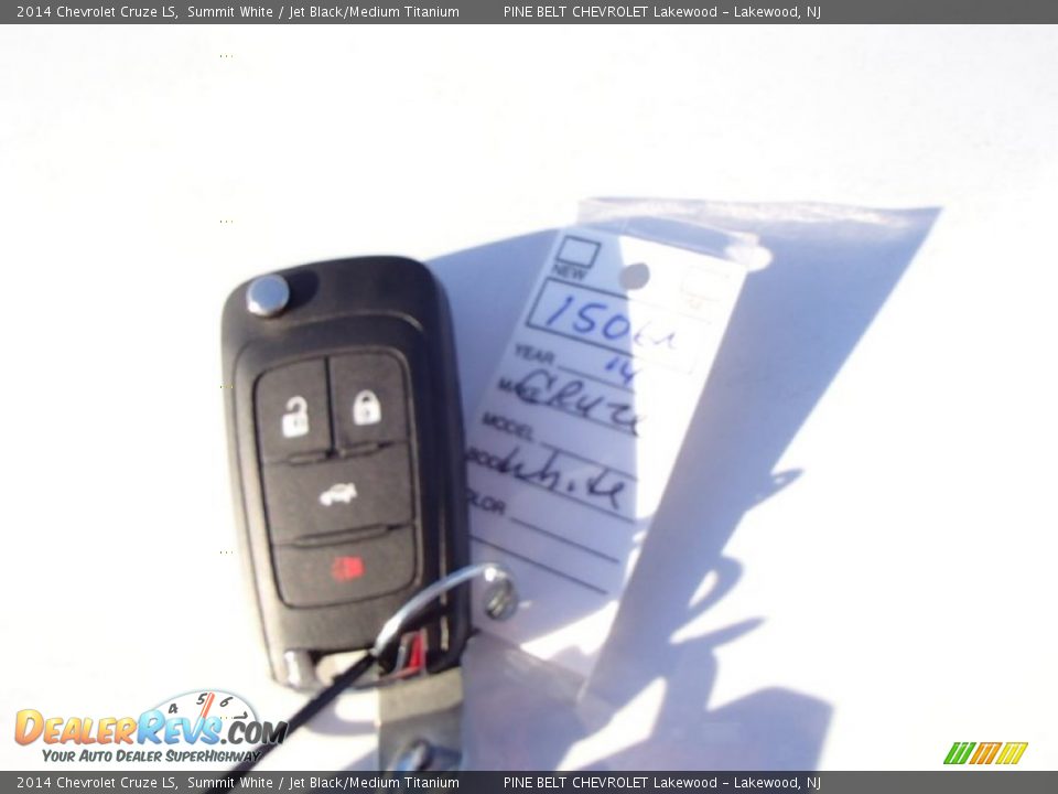 2014 Chevrolet Cruze LS Summit White / Jet Black/Medium Titanium Photo #10