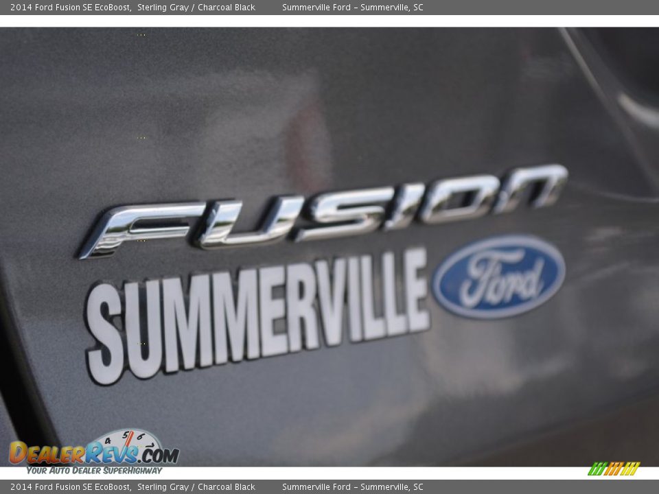 2014 Ford Fusion SE EcoBoost Sterling Gray / Charcoal Black Photo #24