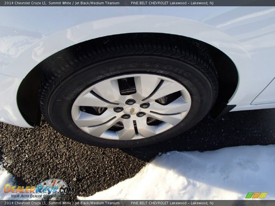 2014 Chevrolet Cruze LS Summit White / Jet Black/Medium Titanium Photo #11