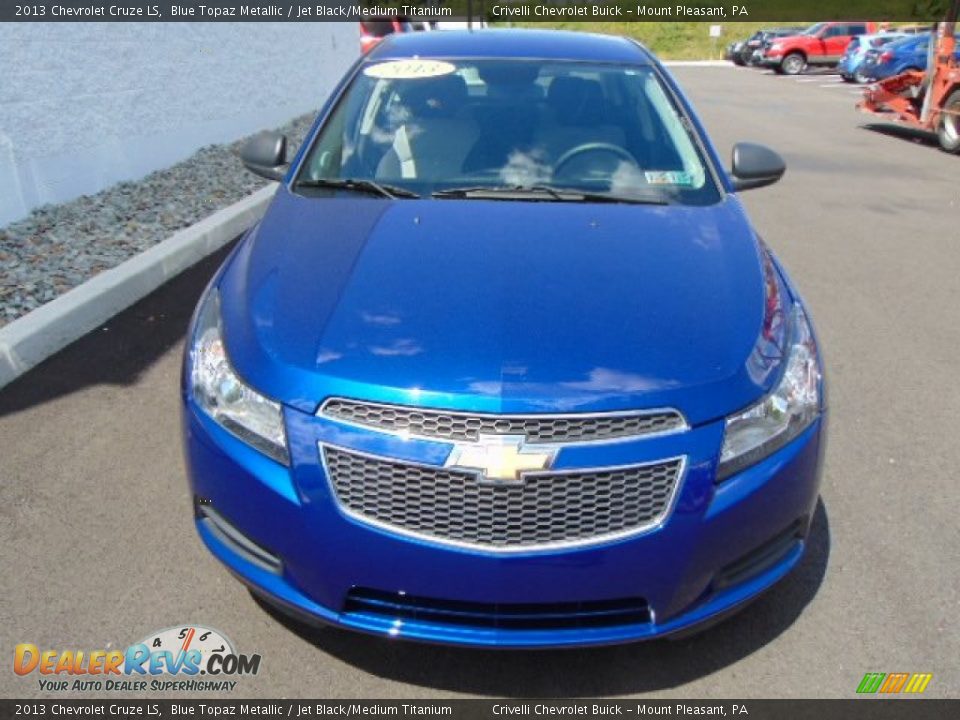 2013 Chevrolet Cruze LS Blue Topaz Metallic / Jet Black/Medium Titanium Photo #4