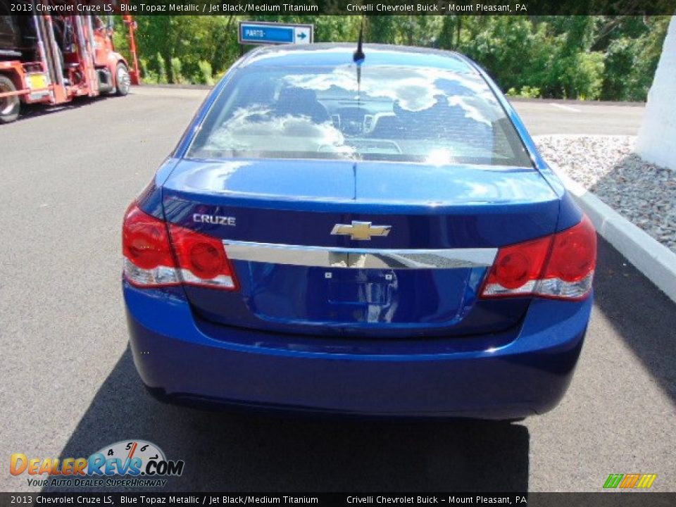 2013 Chevrolet Cruze LS Blue Topaz Metallic / Jet Black/Medium Titanium Photo #7