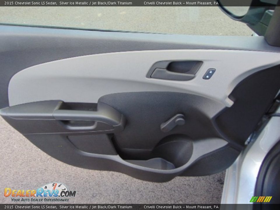 2015 Chevrolet Sonic LS Sedan Silver Ice Metallic / Jet Black/Dark Titanium Photo #7
