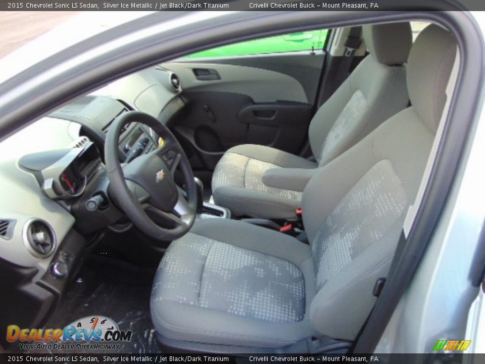 2015 Chevrolet Sonic LS Sedan Silver Ice Metallic / Jet Black/Dark Titanium Photo #9