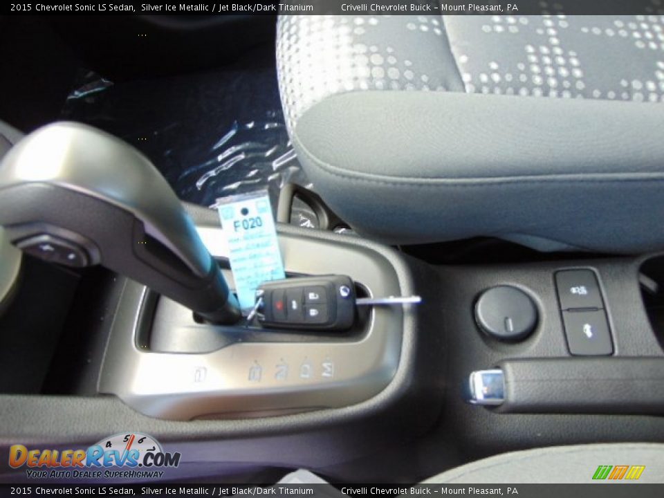 2015 Chevrolet Sonic LS Sedan Silver Ice Metallic / Jet Black/Dark Titanium Photo #12