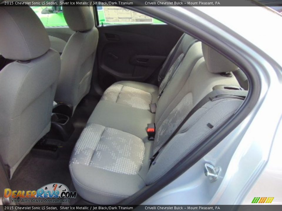 2015 Chevrolet Sonic LS Sedan Silver Ice Metallic / Jet Black/Dark Titanium Photo #14