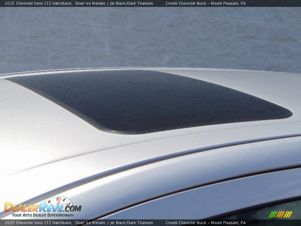 2015 Chevrolet Sonic LTZ Hatchback Silver Ice Metallic / Jet Black/Dark Titanium Photo #4