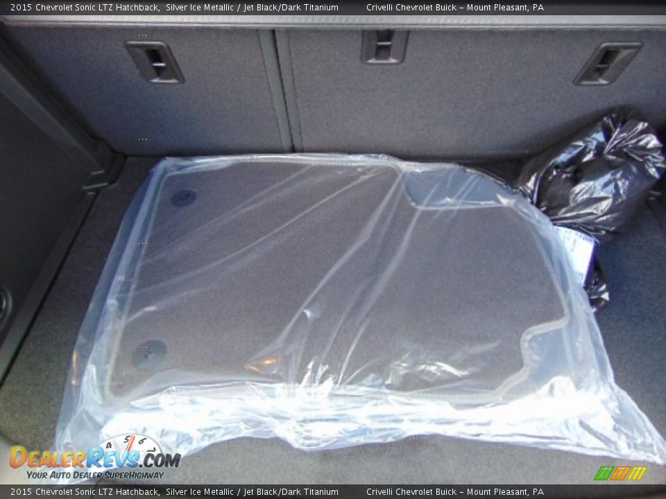 2015 Chevrolet Sonic LTZ Hatchback Silver Ice Metallic / Jet Black/Dark Titanium Photo #19