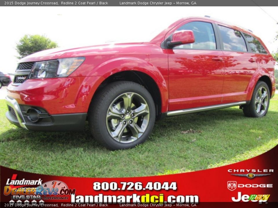 2015 Dodge Journey Crossroad Redline 2 Coat Pearl / Black Photo #1