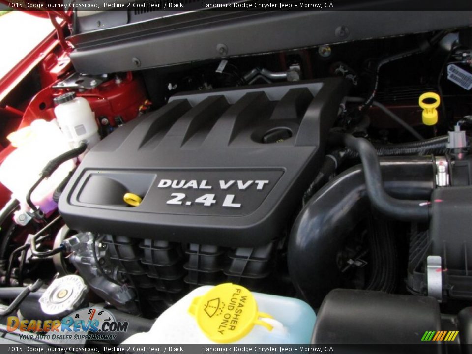 2015 Dodge Journey Crossroad Redline 2 Coat Pearl / Black Photo #8