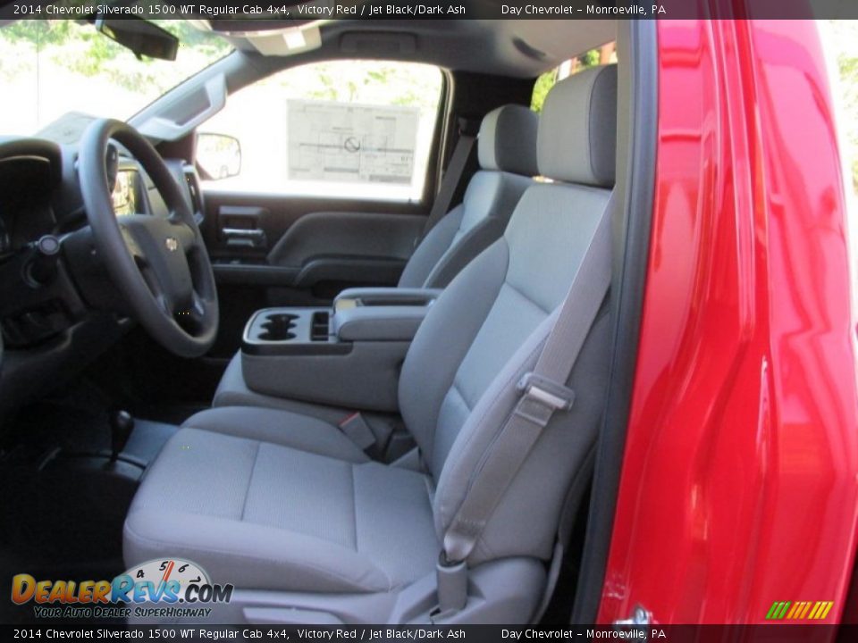 2014 Chevrolet Silverado 1500 WT Regular Cab 4x4 Victory Red / Jet Black/Dark Ash Photo #11