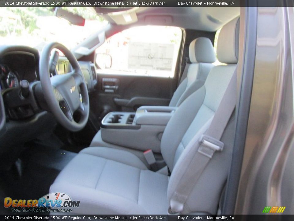 2014 Chevrolet Silverado 1500 WT Regular Cab Brownstone Metallic / Jet Black/Dark Ash Photo #13