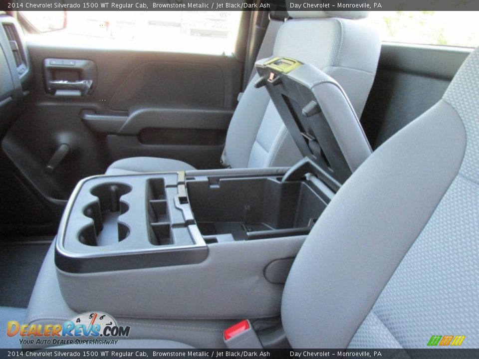 2014 Chevrolet Silverado 1500 WT Regular Cab Brownstone Metallic / Jet Black/Dark Ash Photo #14
