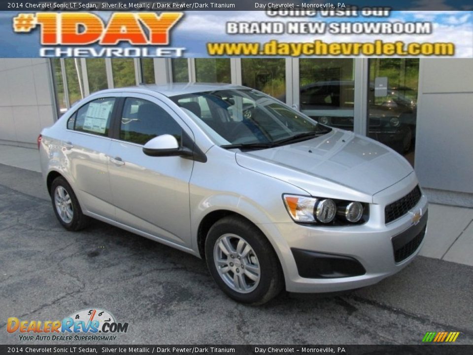 2014 Chevrolet Sonic LT Sedan Silver Ice Metallic / Dark Pewter/Dark Titanium Photo #1