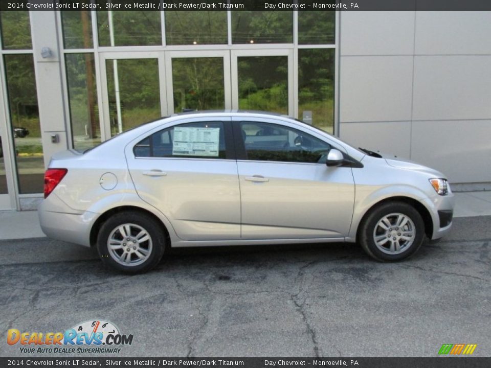 2014 Chevrolet Sonic LT Sedan Silver Ice Metallic / Dark Pewter/Dark Titanium Photo #2