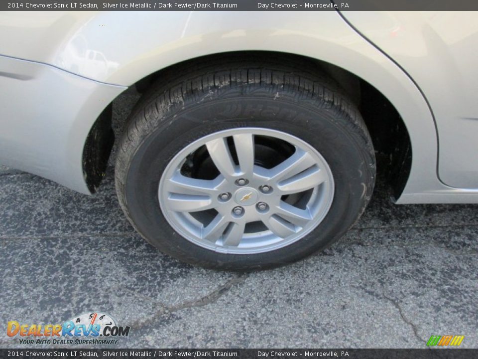 2014 Chevrolet Sonic LT Sedan Silver Ice Metallic / Dark Pewter/Dark Titanium Photo #3