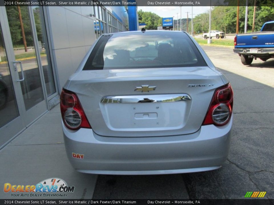 2014 Chevrolet Sonic LT Sedan Silver Ice Metallic / Dark Pewter/Dark Titanium Photo #5