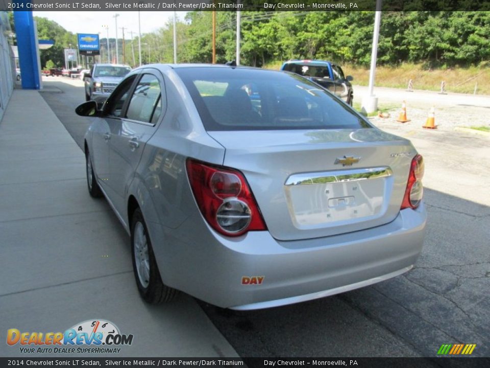2014 Chevrolet Sonic LT Sedan Silver Ice Metallic / Dark Pewter/Dark Titanium Photo #6