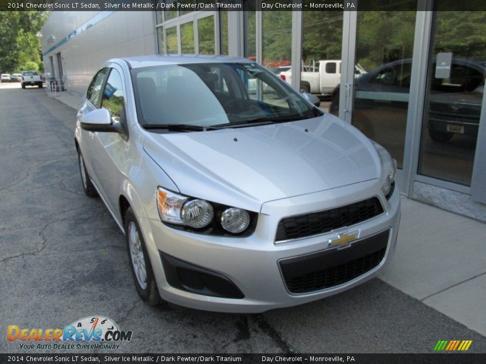 2014 Chevrolet Sonic LT Sedan Silver Ice Metallic / Dark Pewter/Dark Titanium Photo #9