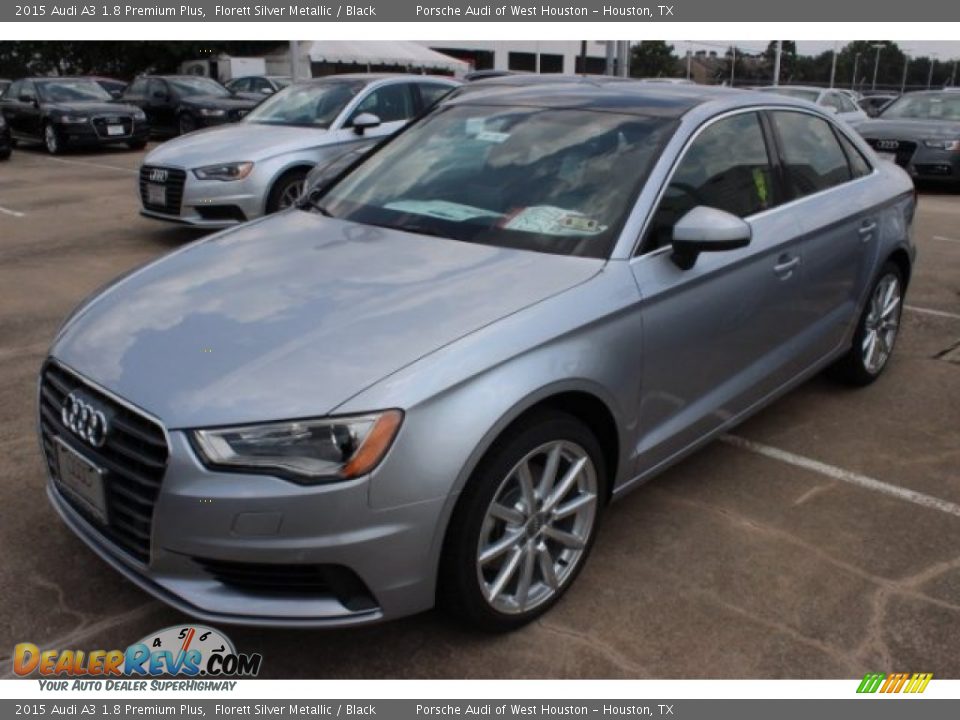 2015 Audi A3 1.8 Premium Plus Florett Silver Metallic / Black Photo #3